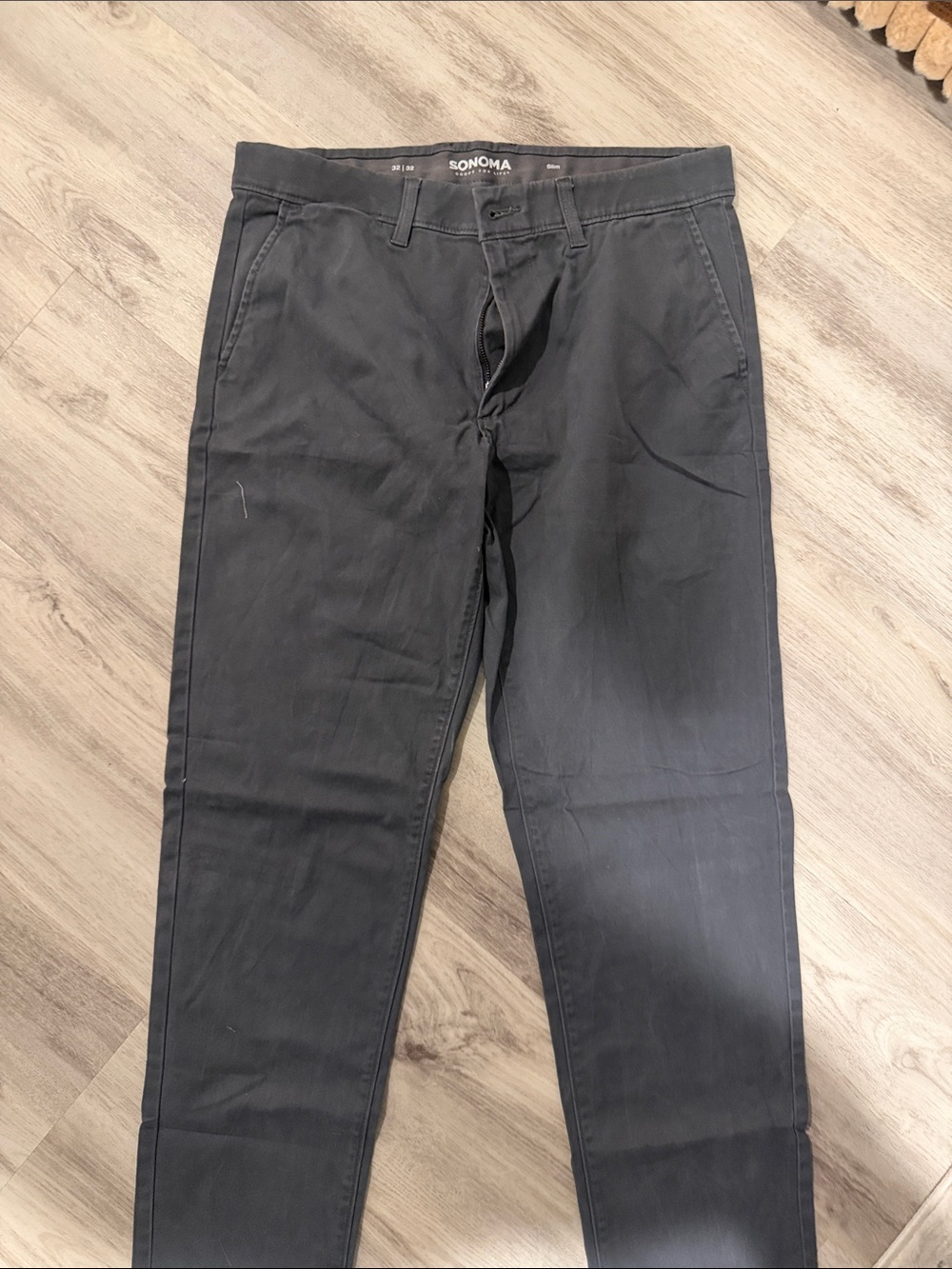 Sonoma Men’s Black Chino Pants - Straight Fit